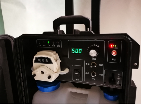 野外用自動采水器局部圖