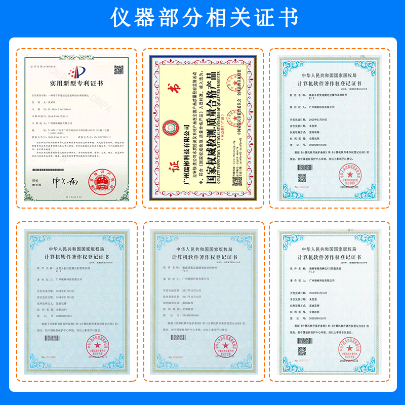 COD氨氮總磷測定儀證書