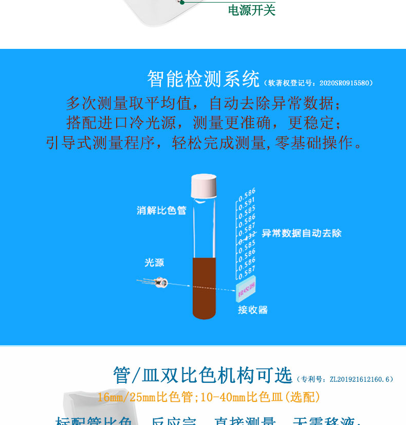 RB-760S型COD氨氮總磷總氮濁度懸浮物分析儀多參數(shù)水質(zhì)快速測(cè)定儀功能特點(diǎn)