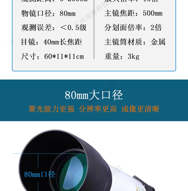 QT203A型林格曼黑度計技術參數(shù)測量距離0-2000米